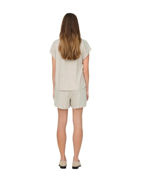 Jacqueline De Yong Blouse femme grise col V