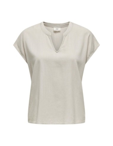 Jacqueline De Yong Blouse femme grise col V