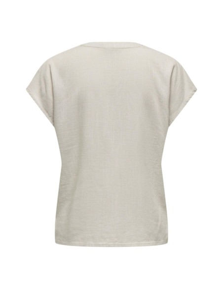 Jacqueline De Yong Blouse femme grise col V