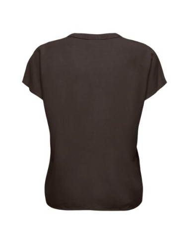Jacqueline De Yong Blouse femme marron col V