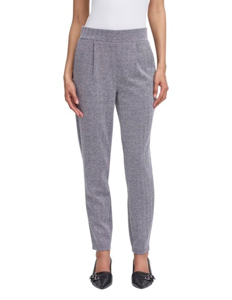 Ichi Pantalon femme bleu – Stretch