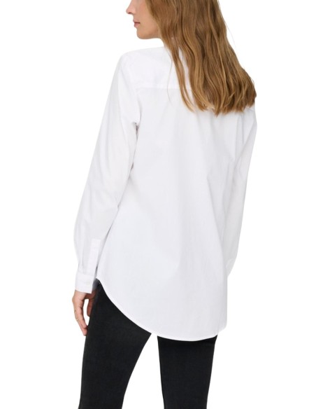 Jacqueline De Yong Chemise femme blanche brodée