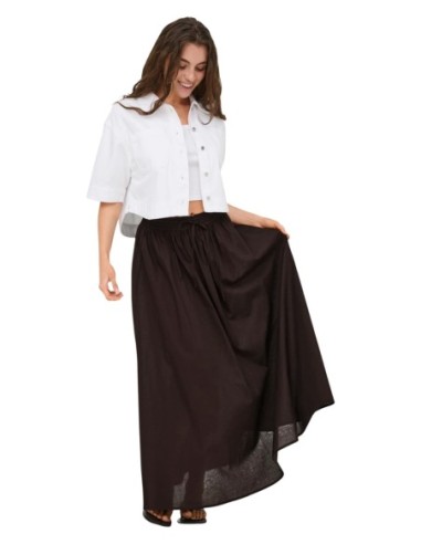 Jacqueline De Yong Jupe maxi femme marron