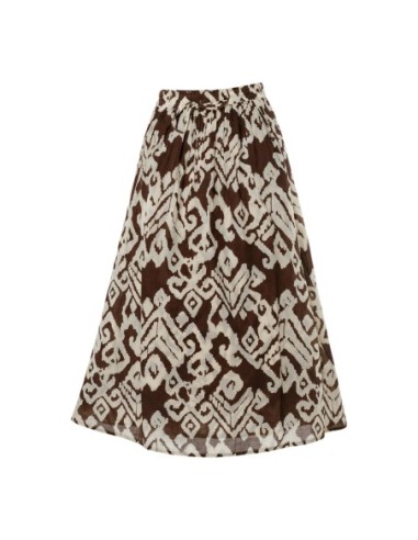 Jacqueline De Yong Jupe maxi femme marron imprimée