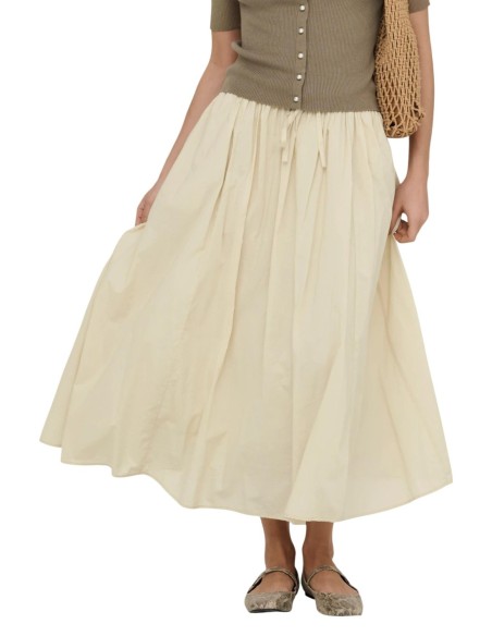 Jacqueline De Yong Jupe maxi femme beige