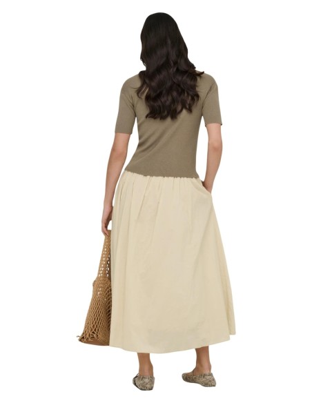 Jacqueline De Yong Jupe maxi femme beige