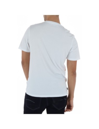 Timberland T-shirt homme blanc imprimé – Coton