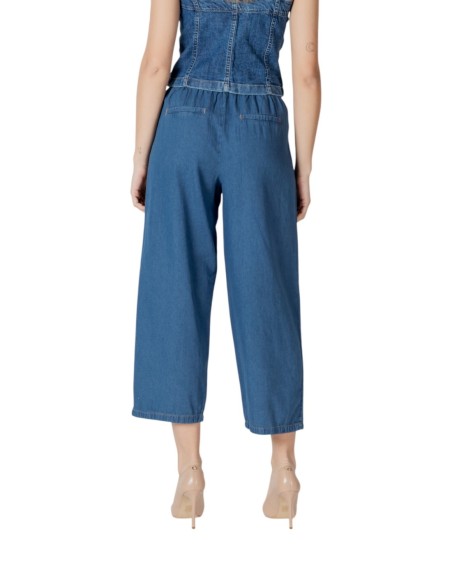 Ichi Jean femme bleu azur – Coton