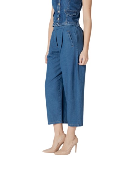Ichi Jean femme bleu azur – Coton