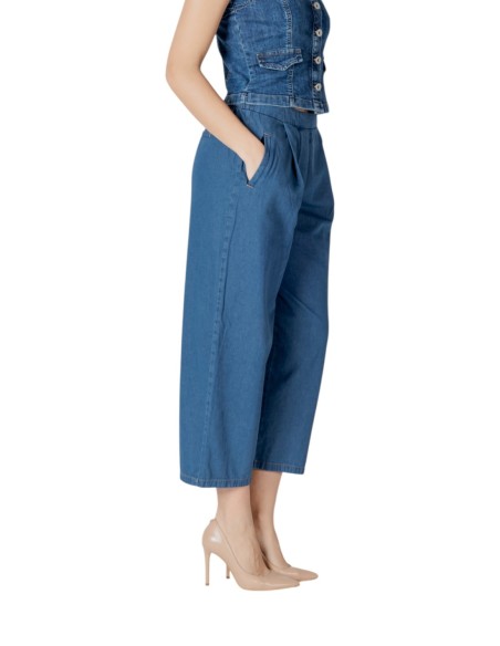 Ichi Jean femme bleu azur – Coton