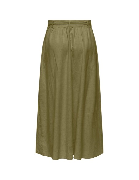 Jacqueline De Yong Jupe femme verte avec ceinture