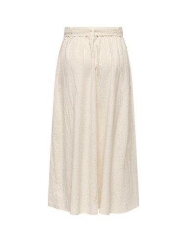 Jacqueline De Yong Jupe femme beige avec ceinture