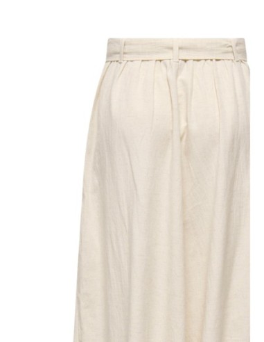 Jacqueline De Yong Jupe femme beige avec ceinture