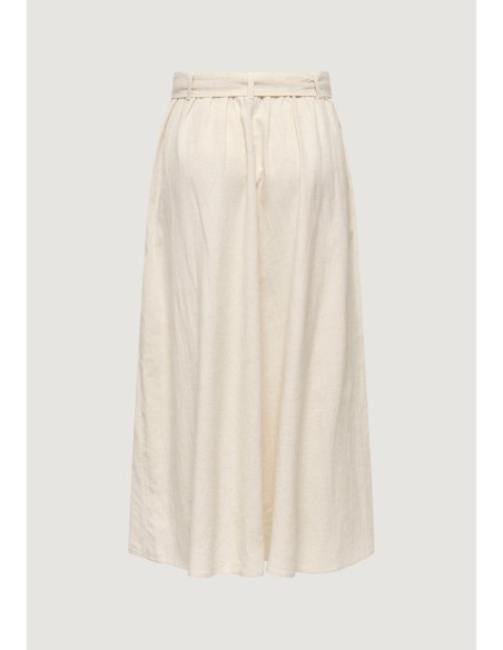 Jacqueline De Yong Jupe femme beige avec ceinture