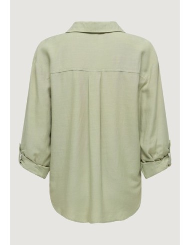 Jacqueline De Yong Chemise femme verte manches 3/4