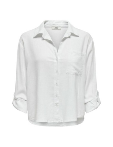 Jacqueline De Yong Chemise femme blanche manches 3/4