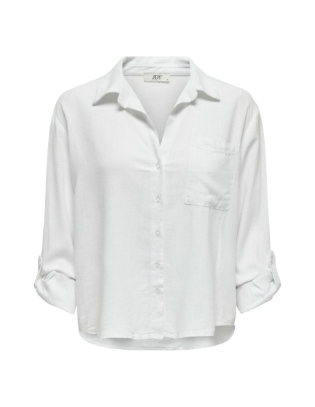 Jacqueline De Yong Chemise femme blanche manches 3/4