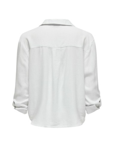 Jacqueline De Yong Chemise femme blanche manches 3/4
