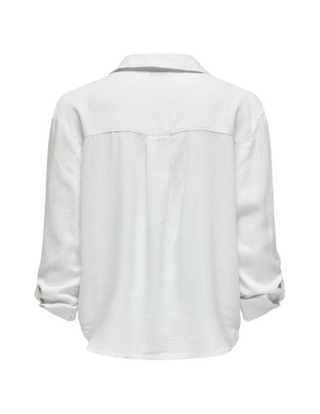 Jacqueline De Yong Chemise femme blanche manches 3/4