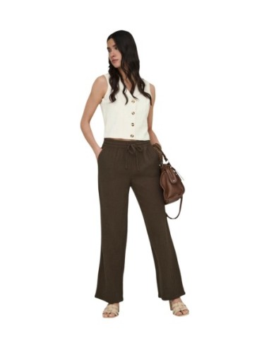 Jacqueline De Yong Gilet femme beige boutonné