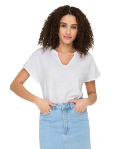 Jacqueline De Yong Blouse femme blanche col V