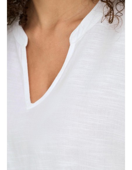 Jacqueline De Yong Blouse femme blanche col V