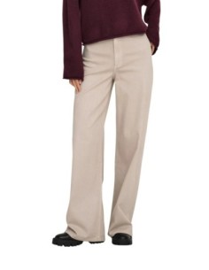 Jacqueline De Yong Pantalon femme beige stretch