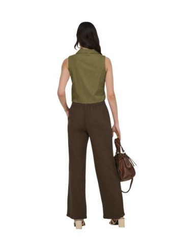 Jacqueline De Yong Gilet femme vert boutonné