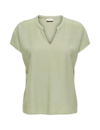 Jacqueline De Yong Blouse femme verte col V