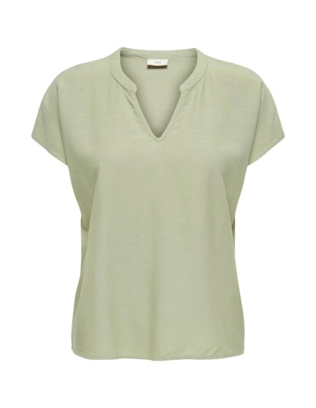 Jacqueline De Yong Blouse femme verte col V