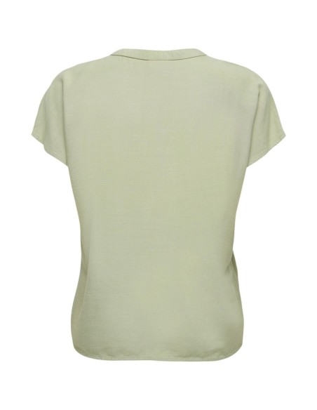 Jacqueline De Yong Blouse femme verte col V
