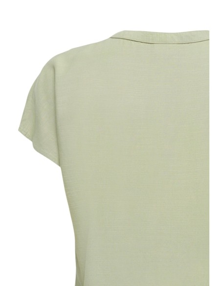 Jacqueline De Yong Blouse femme verte col V