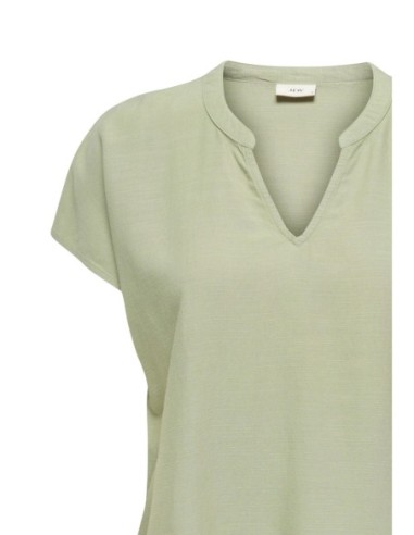 Jacqueline De Yong Blouse femme verte col V