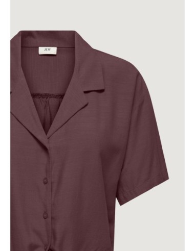 Jacqueline De Yong Chemise femme violette manches courtes