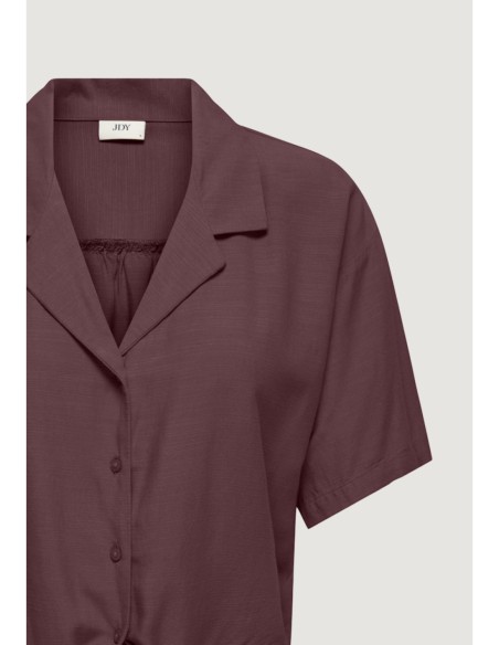 Jacqueline De Yong Chemise femme violette manches courtes