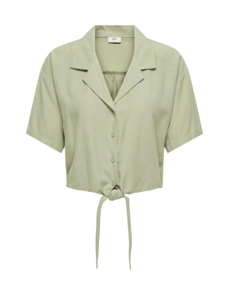 Jacqueline De Yong Chemise femme verte manches courtes