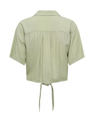 Jacqueline De Yong Chemise femme verte manches courtes