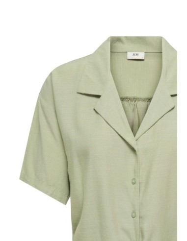 Jacqueline De Yong Chemise femme verte manches courtes