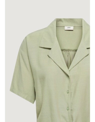 Jacqueline De Yong Chemise femme verte manches courtes
