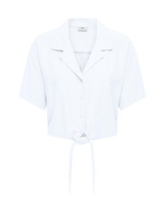 Jacqueline De Yong Chemise femme blanche manches courtes