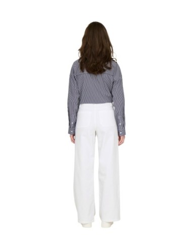 Jacqueline De Yong Pantalon femme blanc stretch