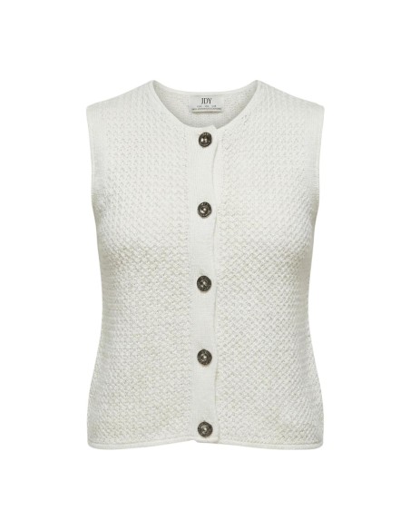 Jacqueline De Yong Gilet femme blanc boutonné