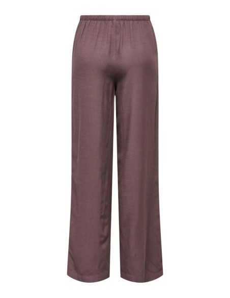 Jacqueline De Yong Pantalon femme violet à lacets