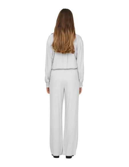 Jacqueline De Yong Pantalon femme blanc à lacets