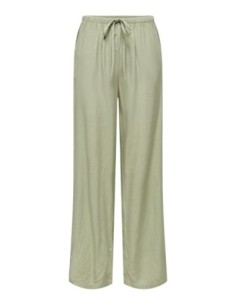 Jacqueline De Yong Pantalon femme vert à lacets