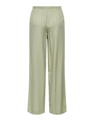 Jacqueline De Yong Pantalon femme vert à lacets