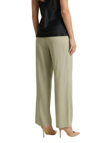 Jacqueline De Yong Pantalon femme vert à lacets