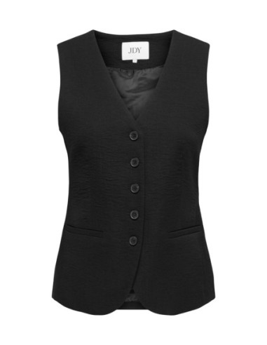 Jacqueline De Yong Gilet femme noir col V