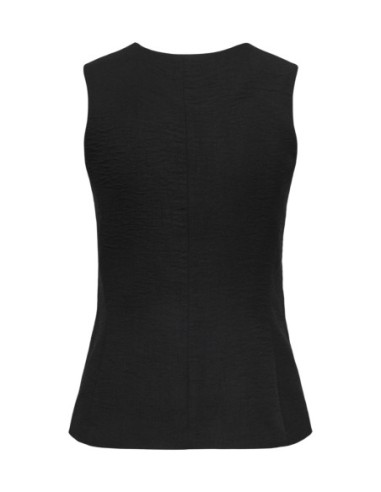 Jacqueline De Yong Gilet femme noir col V
