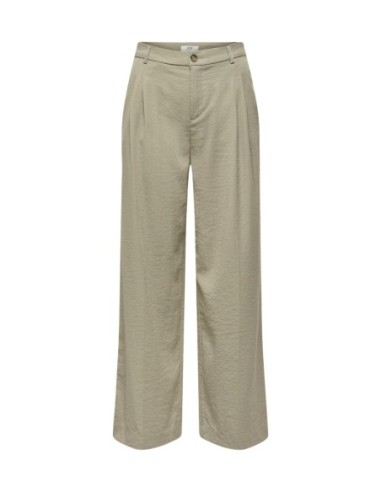 Jacqueline De Yong Pantalon femme beige stretch